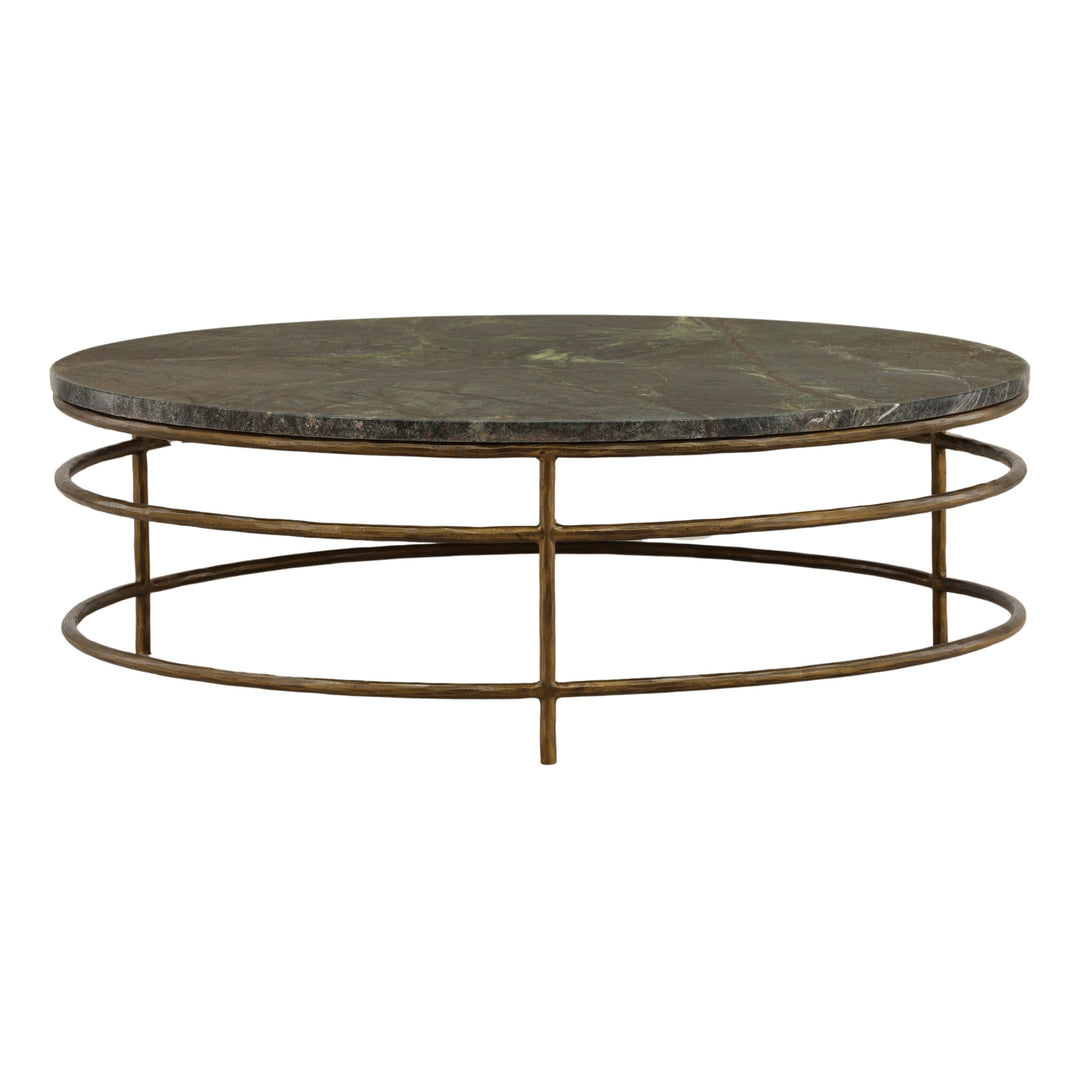 Marstonn Coffee Table Brown — Front Three-Quarter