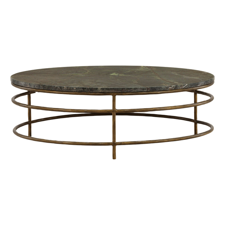 Marstonn Coffee Table Brown — Front Three-Quarter