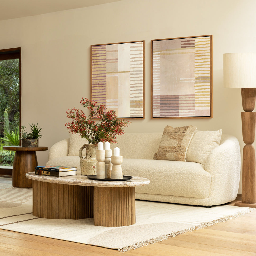 Barrenton Coffee Table Beige — Lifestyle