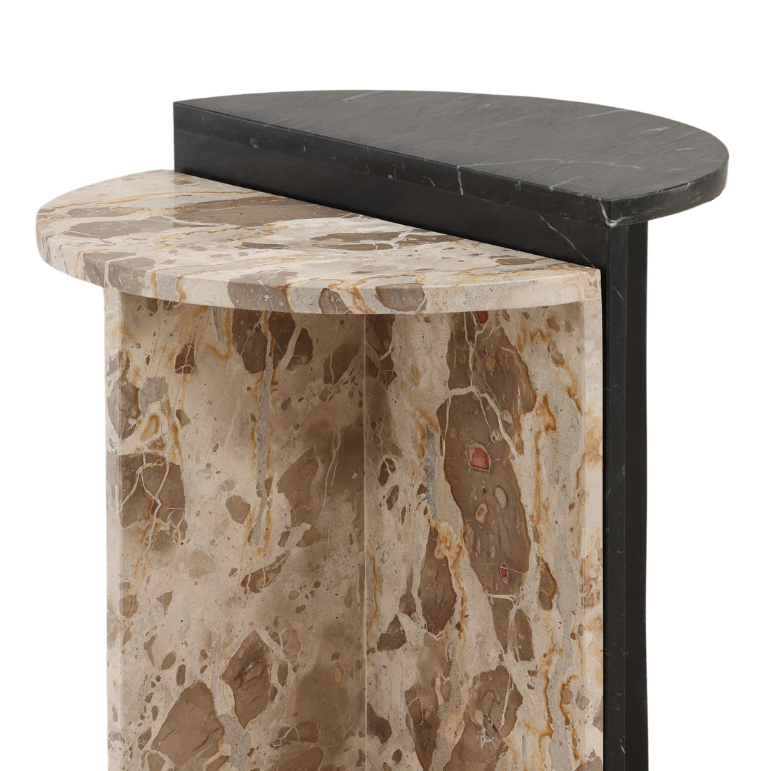 Herrington Nesting Table Set of 2 Black Cream — Detail 3