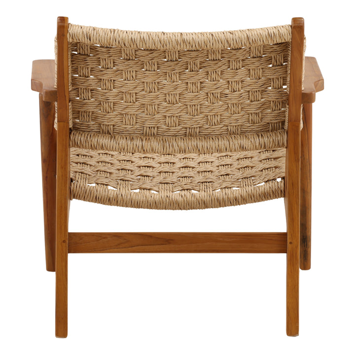 Parleigh Outdoor Occasional Chair Natural — Back