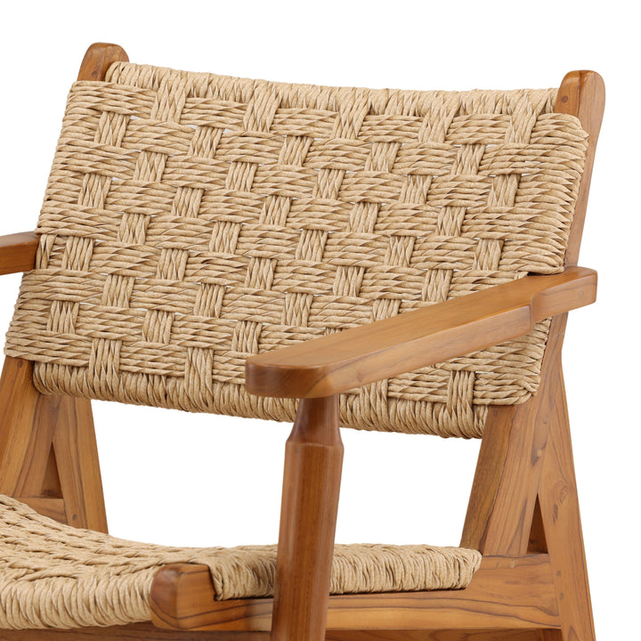 Parleigh Outdoor Occasional Chair Natural — Detail 2