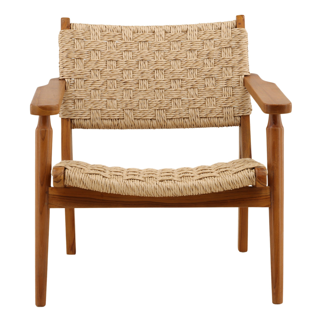 Parleigh Outdoor Occasional Chair Natural — Front