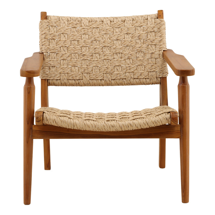 Parleigh Outdoor Occasional Chair Natural — Front