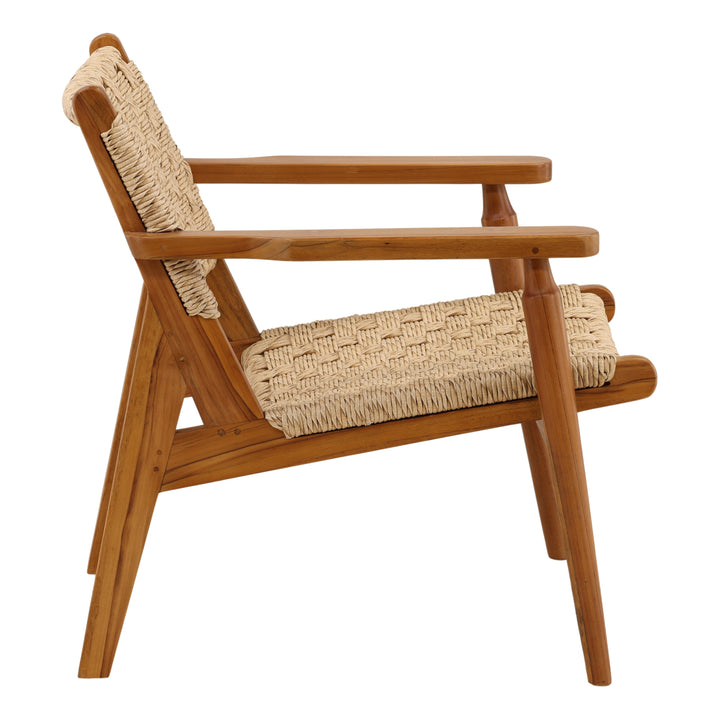 Parleigh Outdoor Occasional Chair Natural — Profile