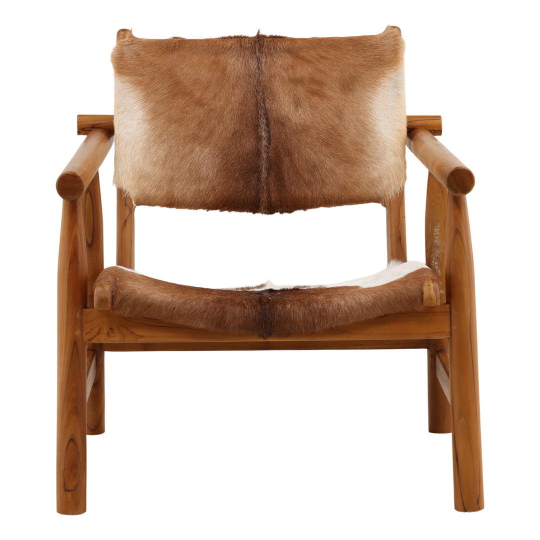Dunbarr Occasional Chair Brown — Front