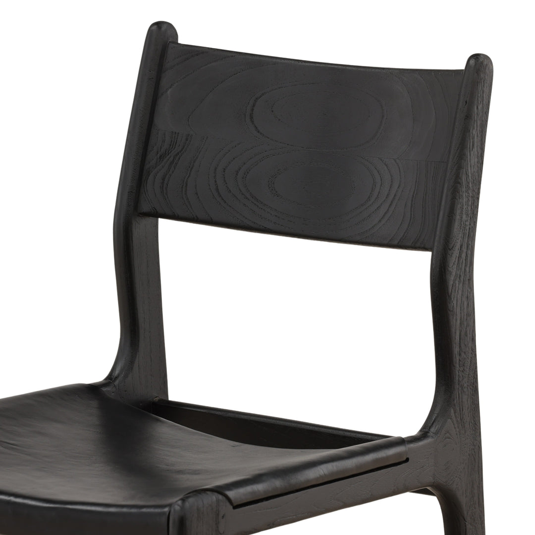 Leandro Dining Chair Set of 2 Black — Detail 2