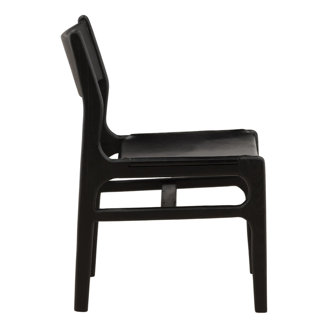 Leandro Dining Chair Set of 2 Black — Profile