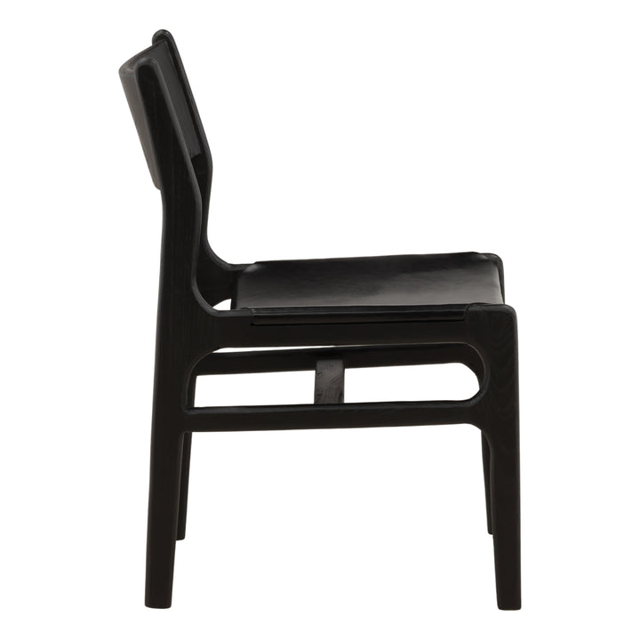 Leandro Dining Chair Set of 2 Black — Profile
