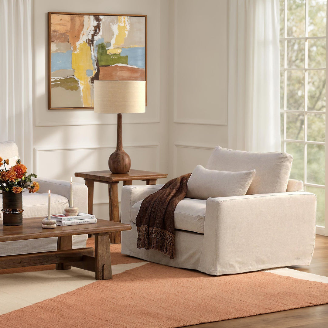 Silvie Sofa Chair Frame — Lifestyle