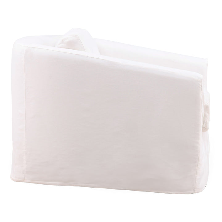 Violetta Sofa Chair Slipcover White — Profile