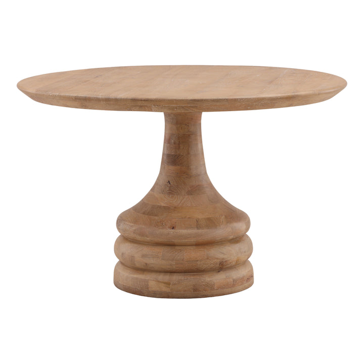 Maylin Dining Table Light Natural — Front Three-Quarter