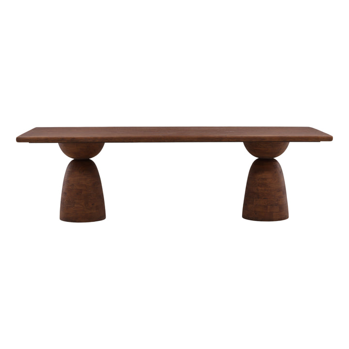 Amberley Dining Table Brown — Front