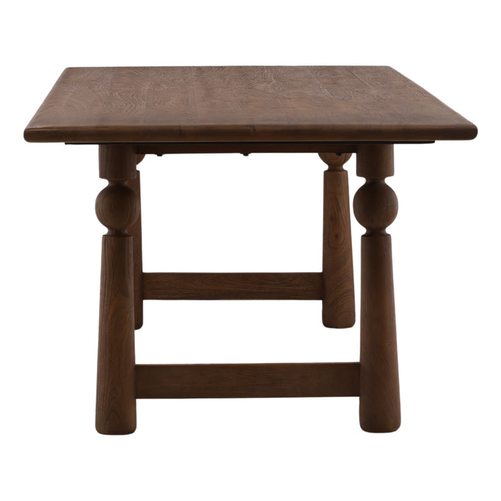 Nethann Dining Table Brown — Profile