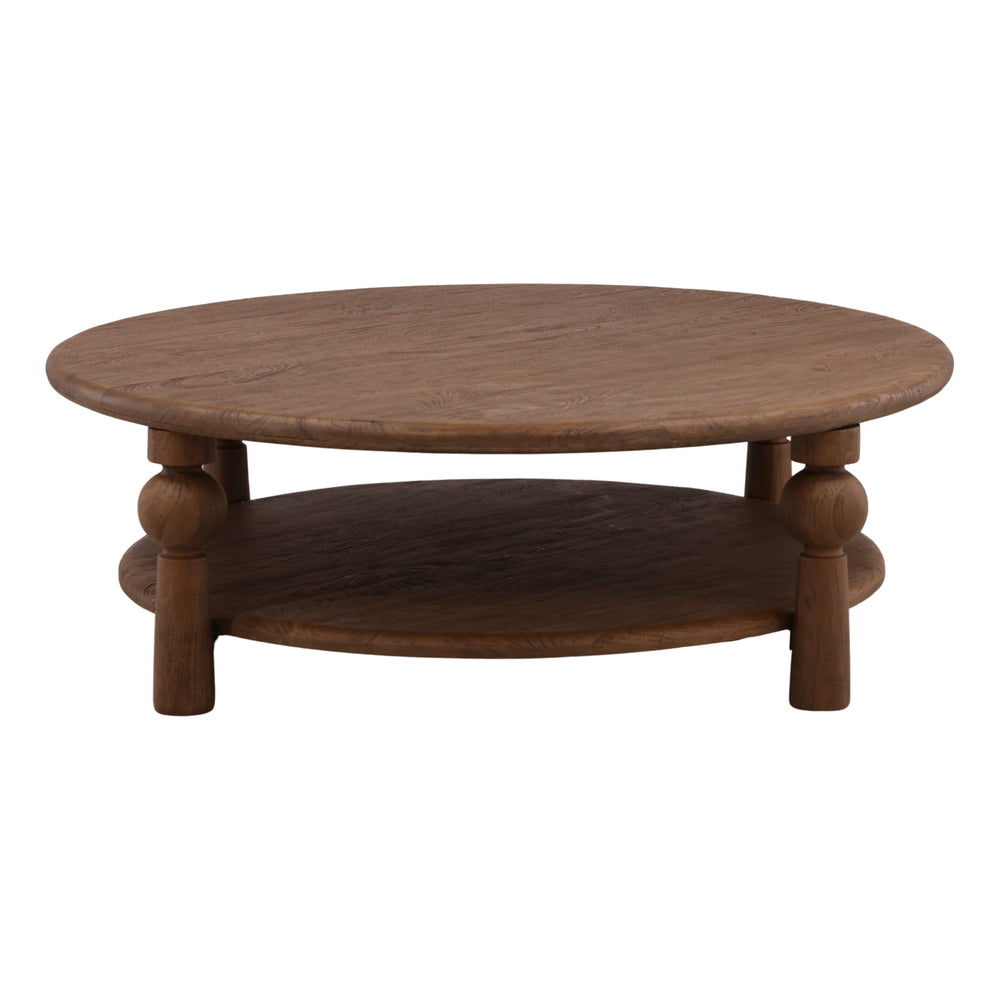 Nethann Coffee Table Brown — Front