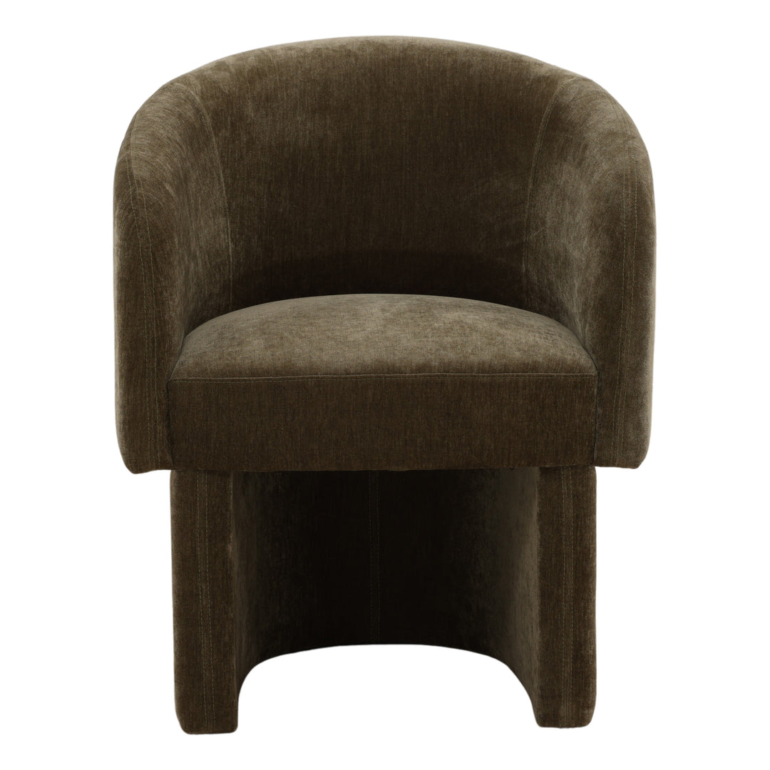 Ynez Dining Chair Olive — Front