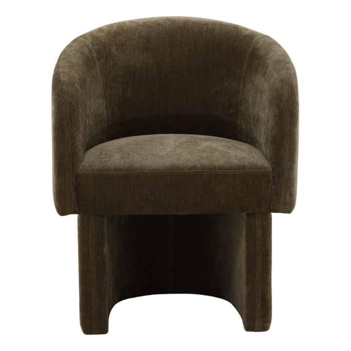 Ynez Dining Chair Olive — Front