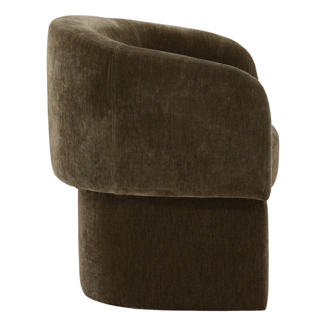 Ynez Dining Chair Olive — Profile
