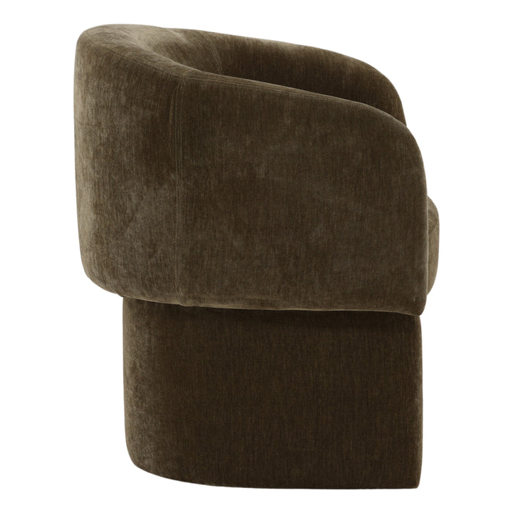 Ynez Dining Chair Olive — Profile