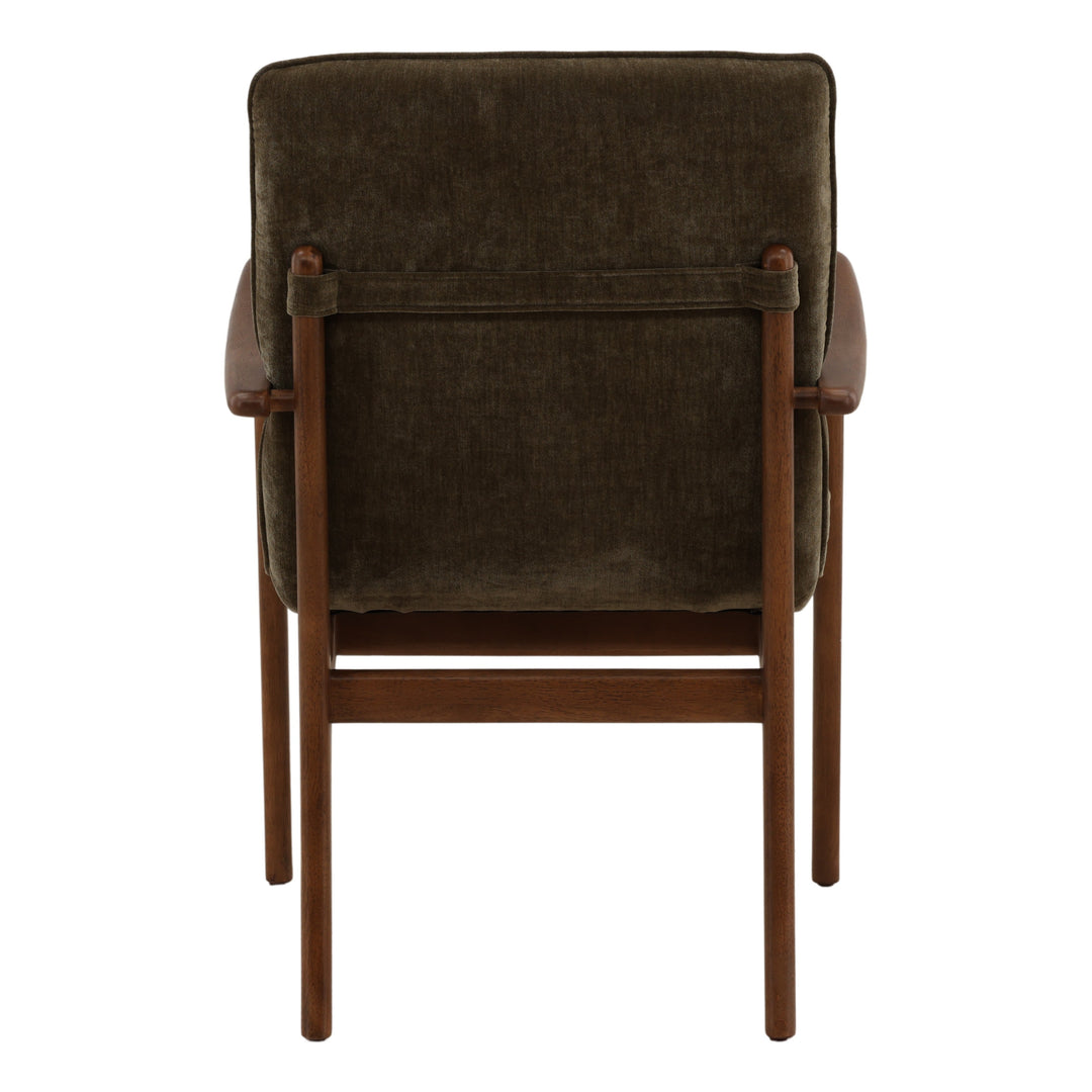 Tallesa Dining Chair Olive — Back