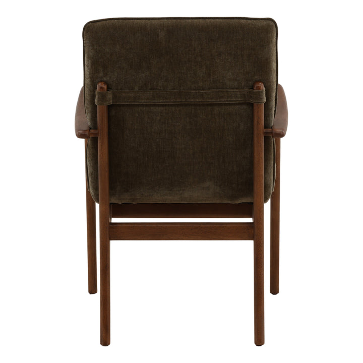Tallesa Dining Chair Olive — Back