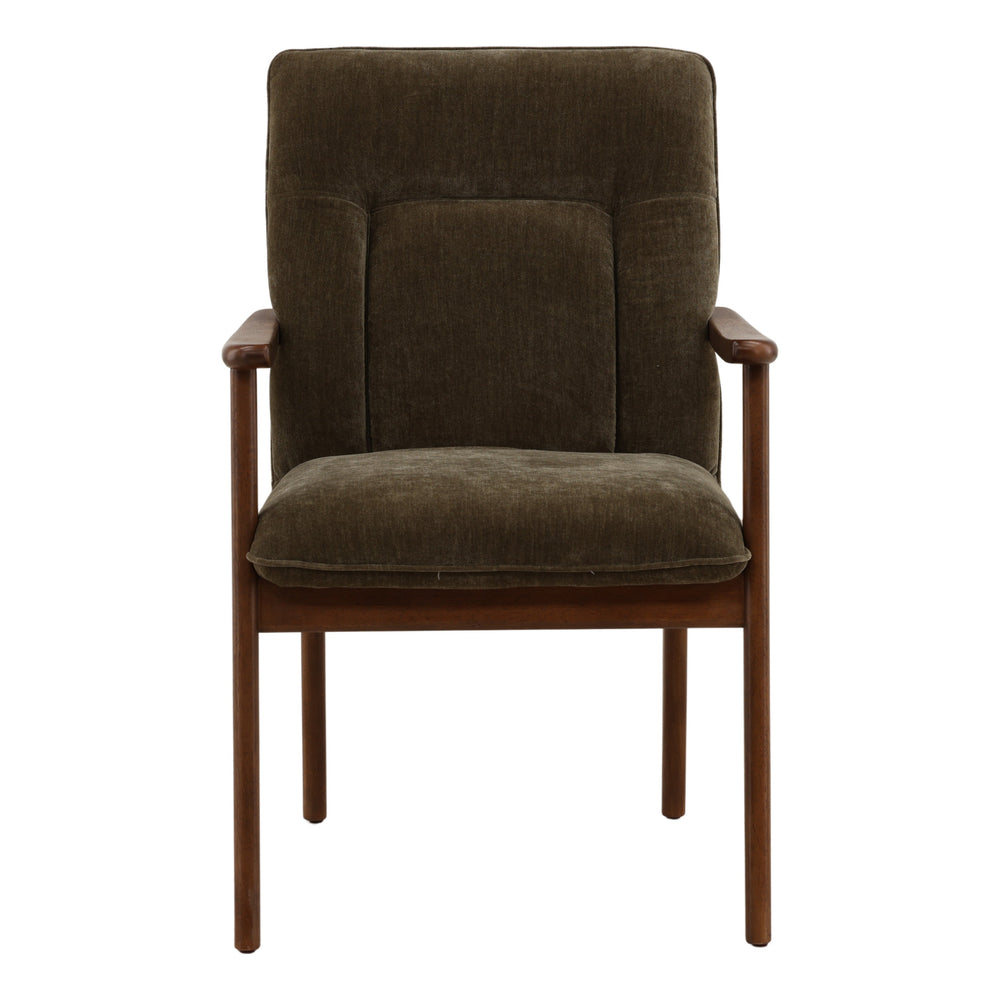 Tallesa Dining Chair Olive — Front