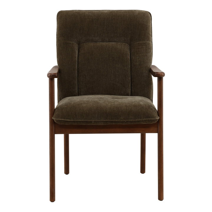 Tallesa Dining Chair Olive — Front