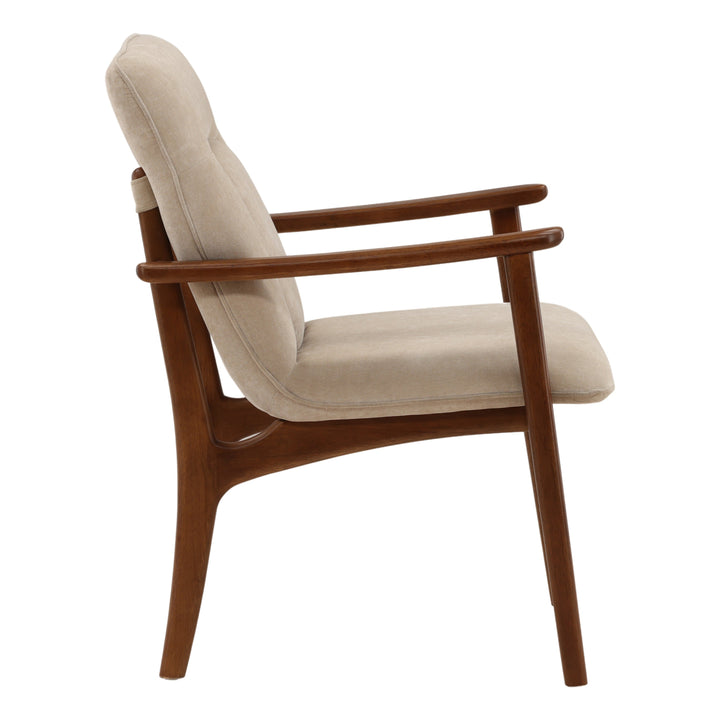 Tallesa Dining Chair Sand — Profile