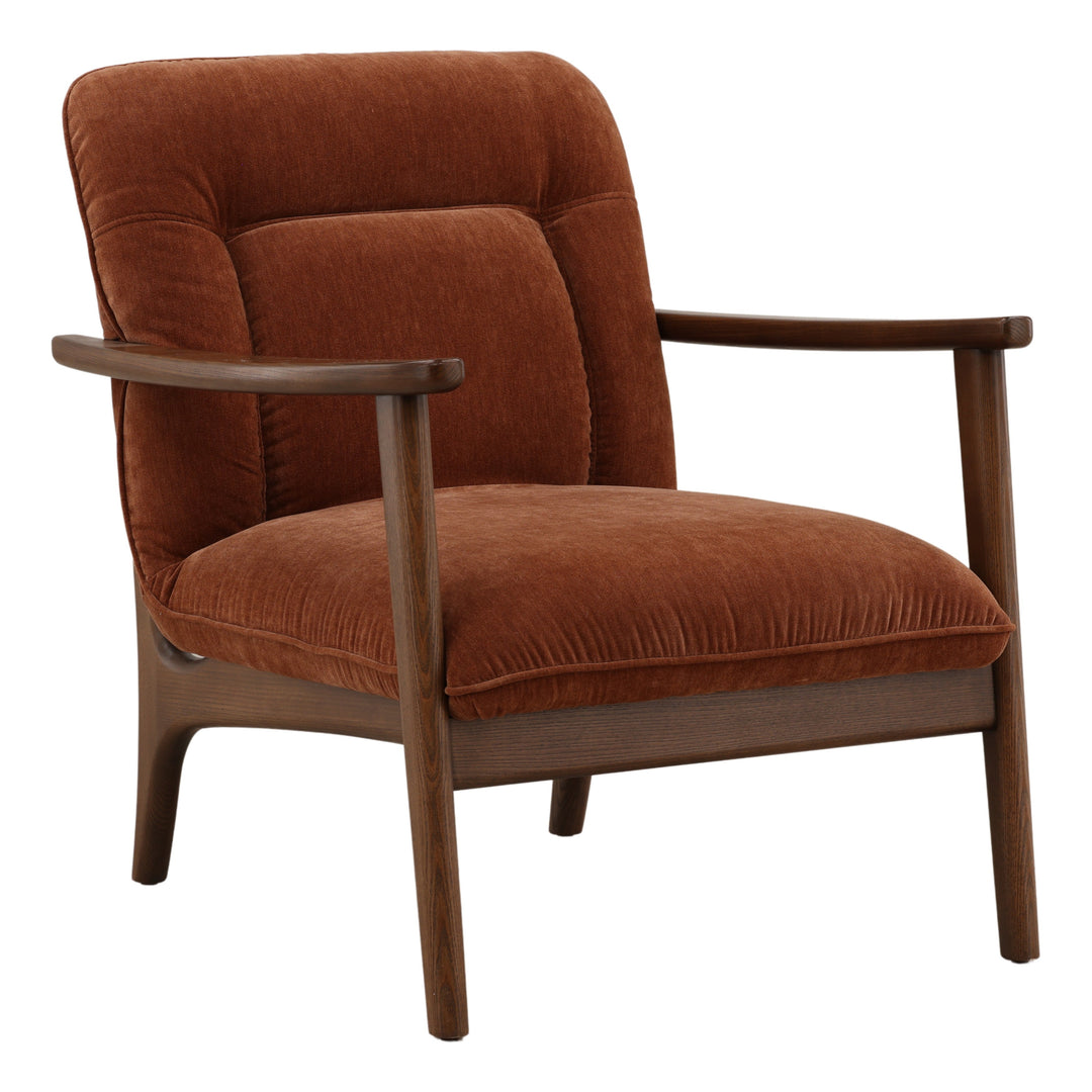 Tallesa Occasional Chair Rust — Front Three-Quarter