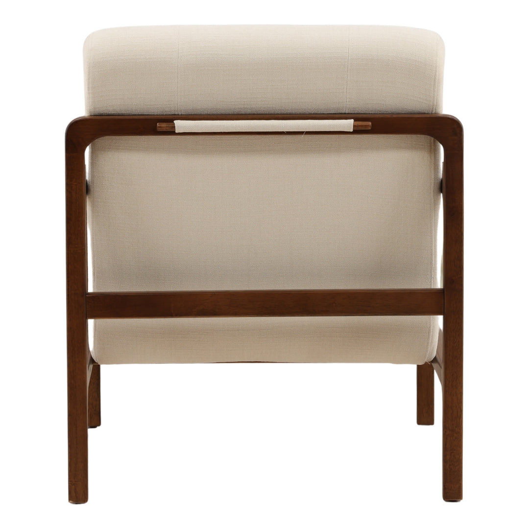Jordie Occasional Chair Cream — Back