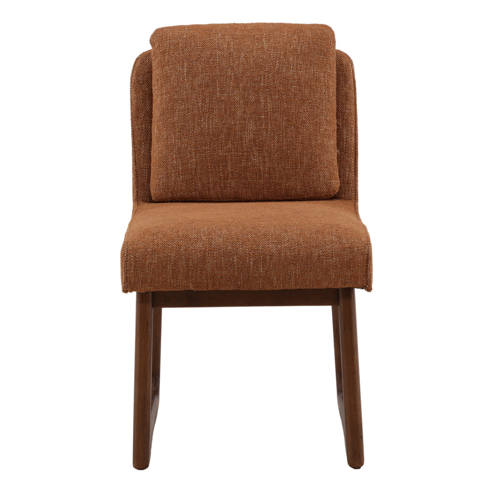 Madelaine Dining Chair Set of 2 Ginger — Front