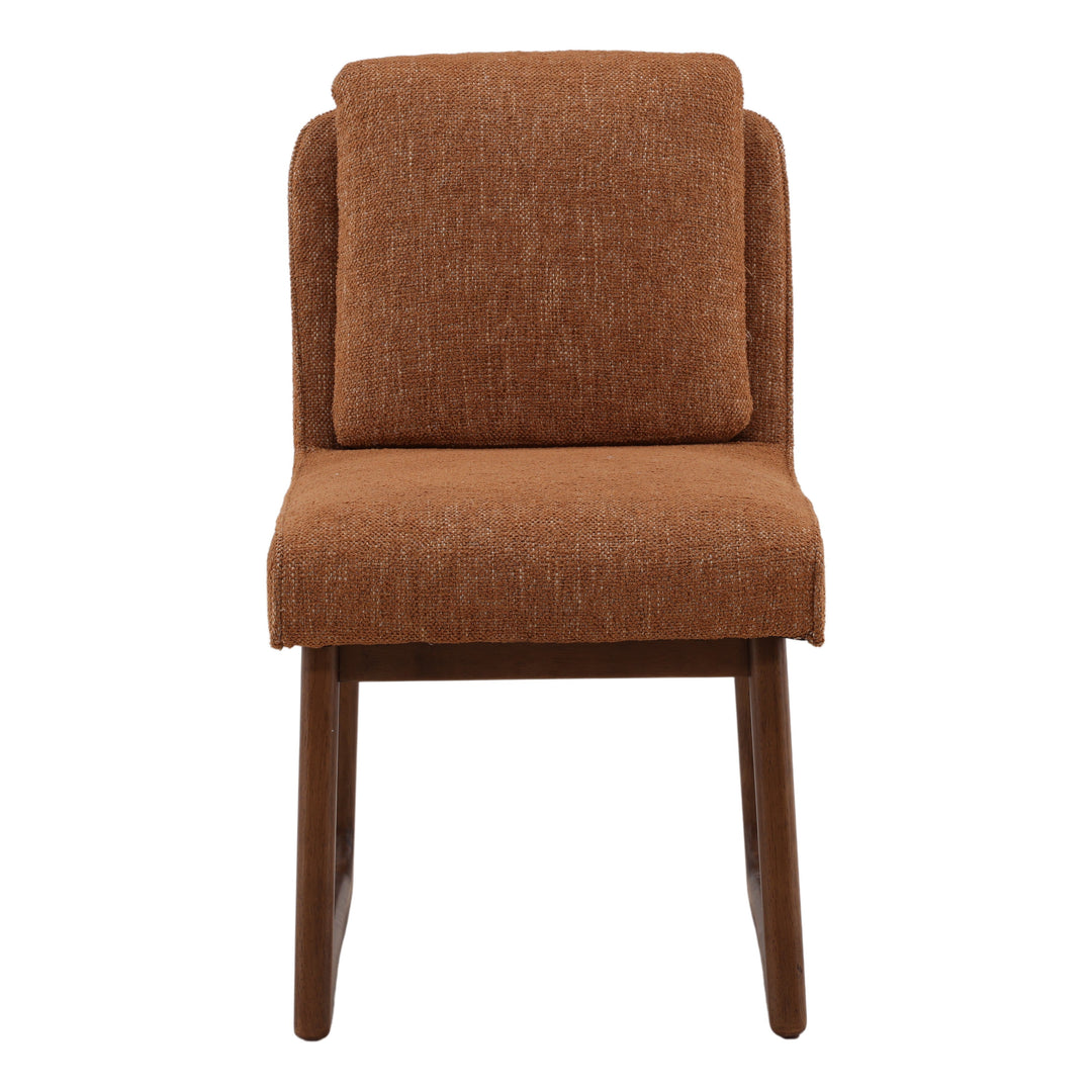 Madelaine Dining Chair Set of 2 Ginger — Front