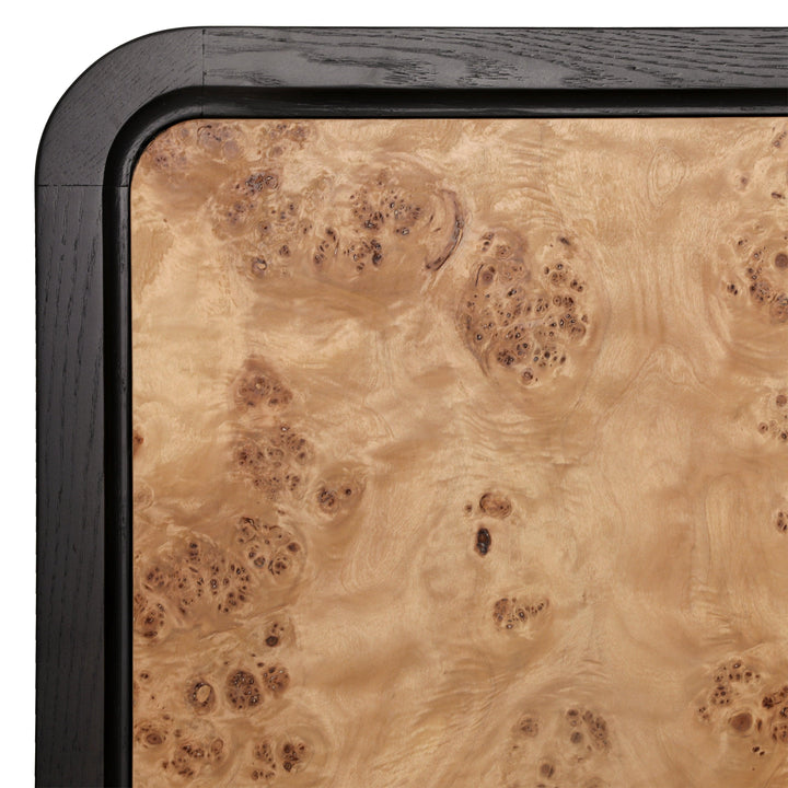 Brennon Sideboard Black and Burl - SwayLiving