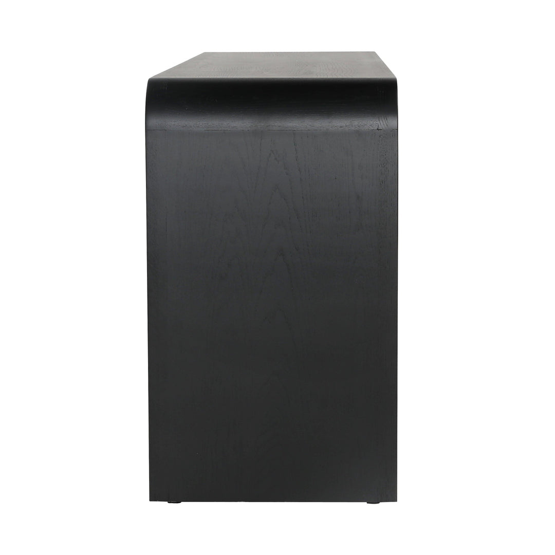 Brennon Sideboard Black and Burl - SwayLiving