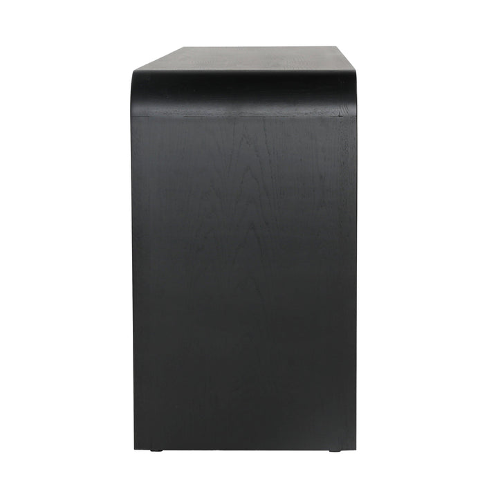 Brennon Sideboard Black and Burl - SwayLiving