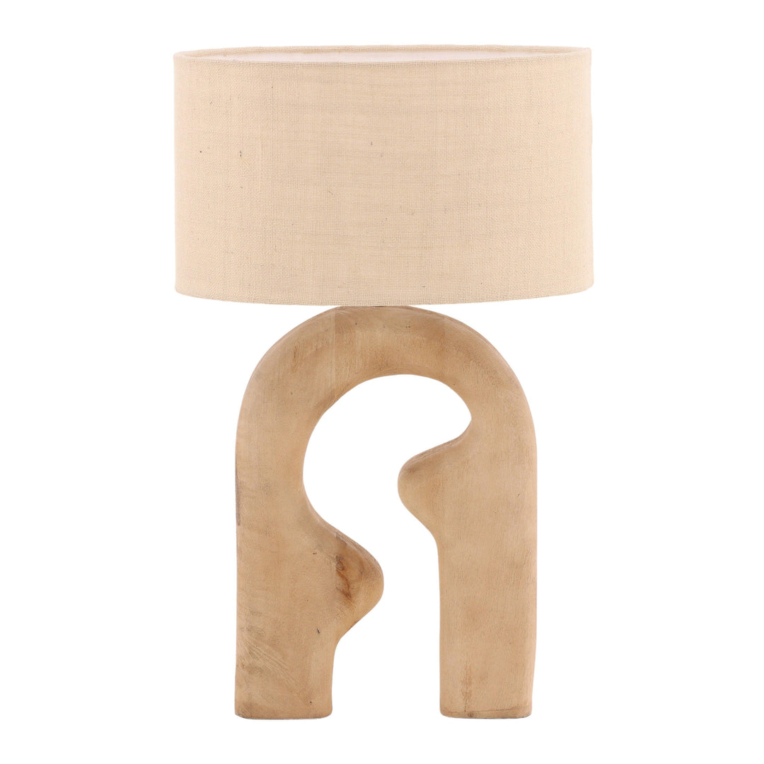 Saylor Table Lamp Natural Brown - SwayLiving