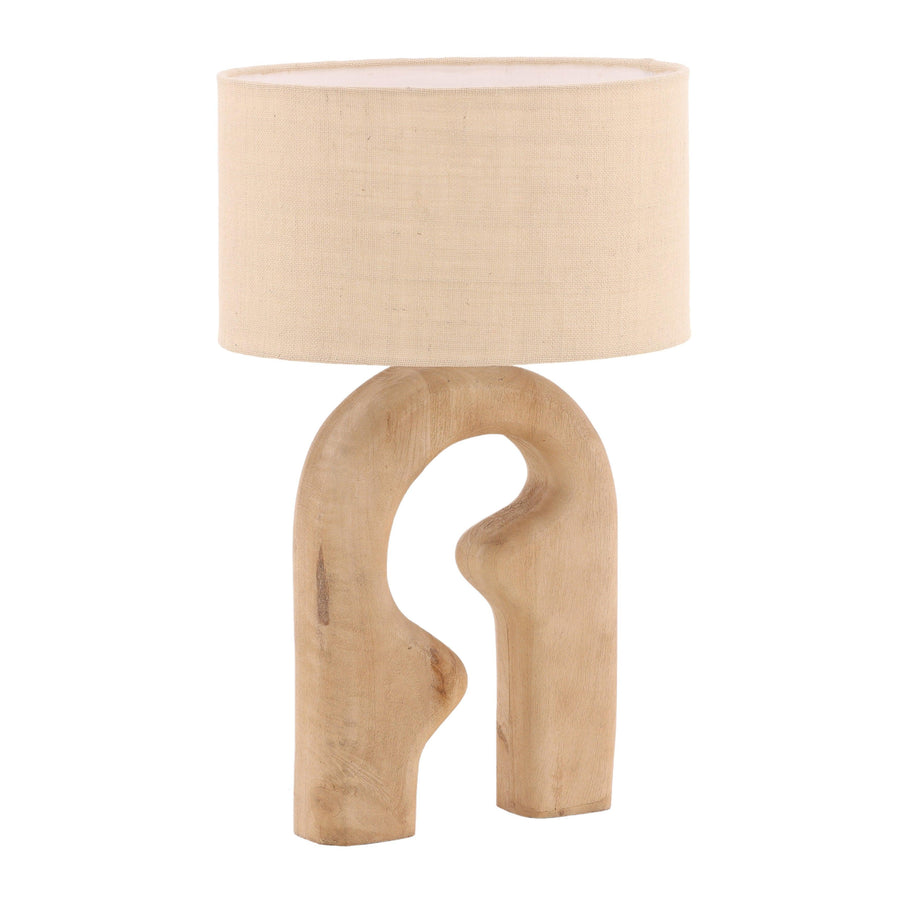 Saylor Table Lamp Natural Brown - SwayLiving