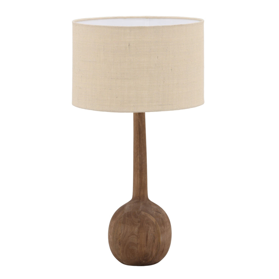 Noah Table Lamp Medium Brown - SwayLiving