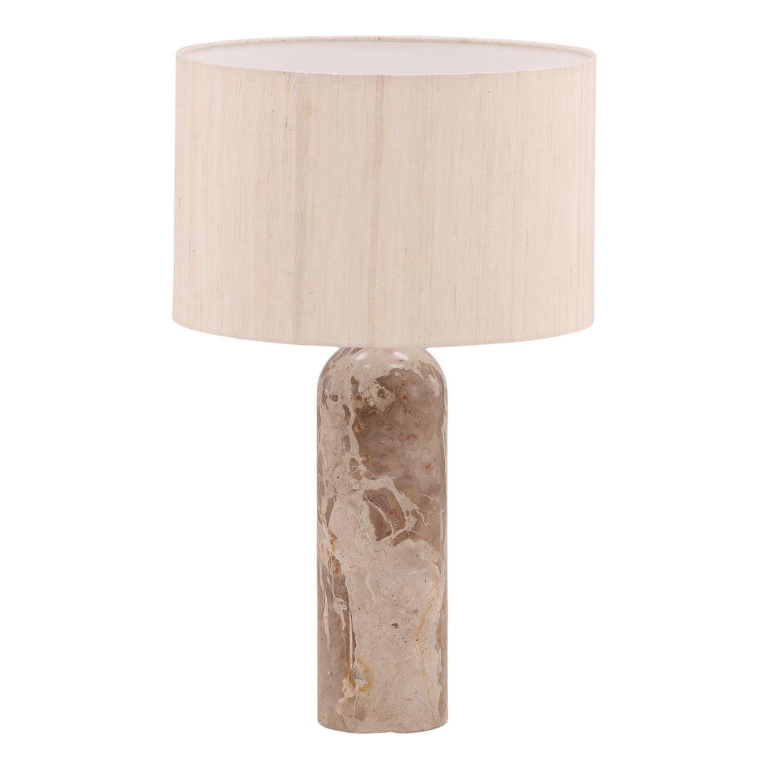 Rajah Table Lamp Cream — Front Three-Quarter
