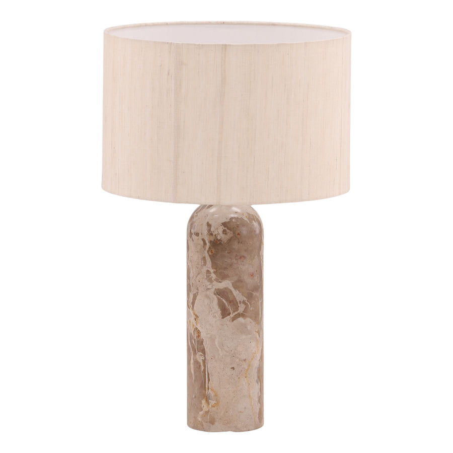 Rajah Table Lamp Cream — Front Three-Quarter