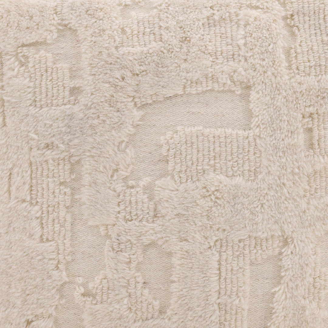 Hiver Pouf Ivory - SwayLiving