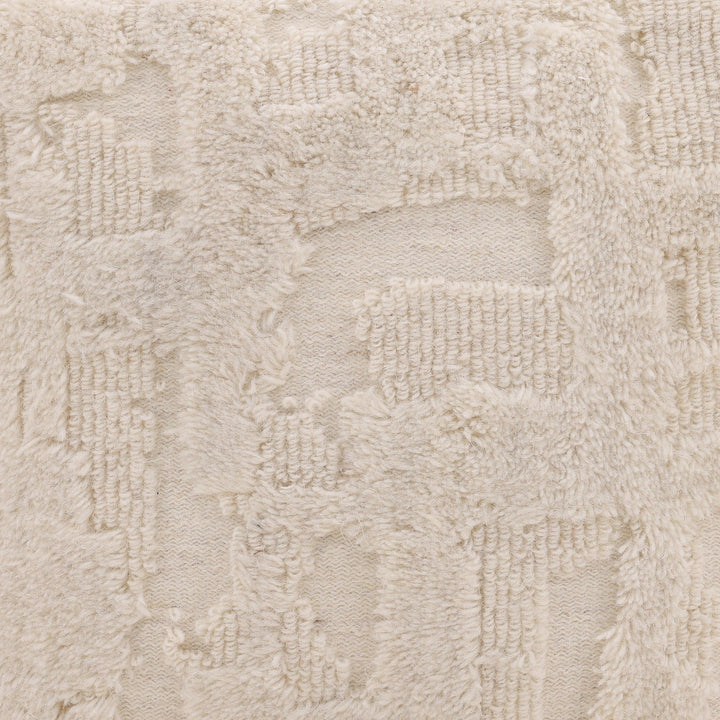Hiver Pouf Ivory - SwayLiving