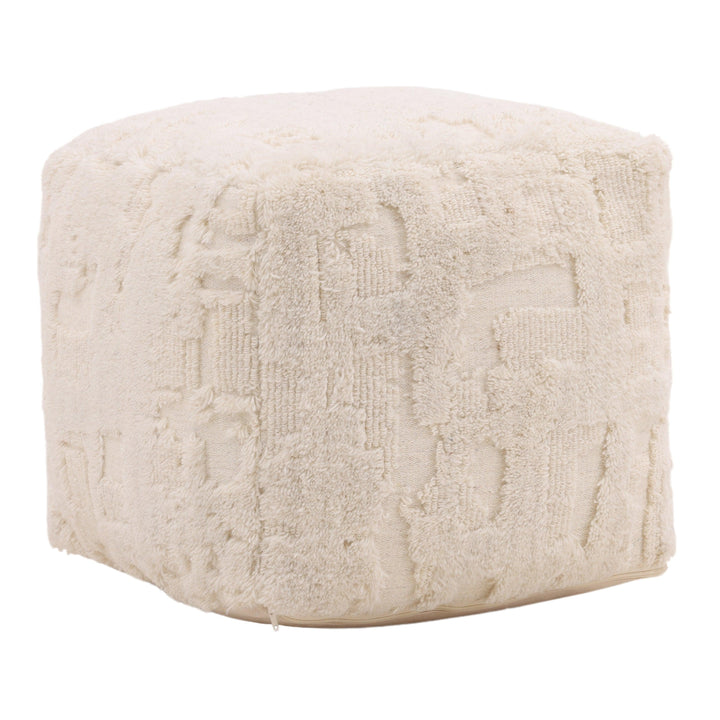 Hiver Pouf Ivory - SwayLiving