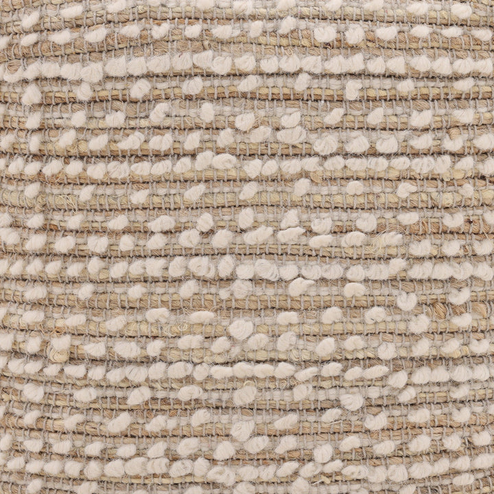 Yulian Pouf Ivory - SwayLiving