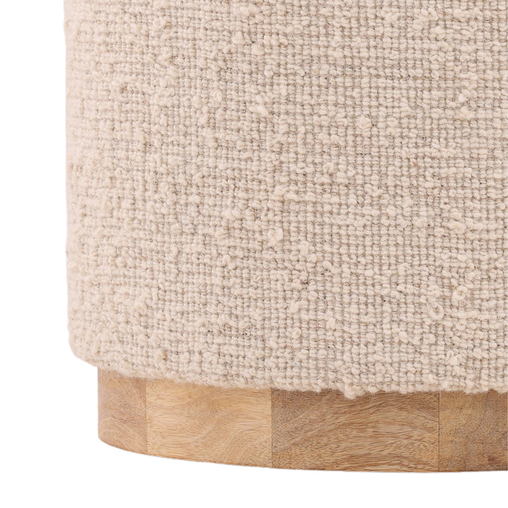 Gemma Stool Ivory - SwayLiving