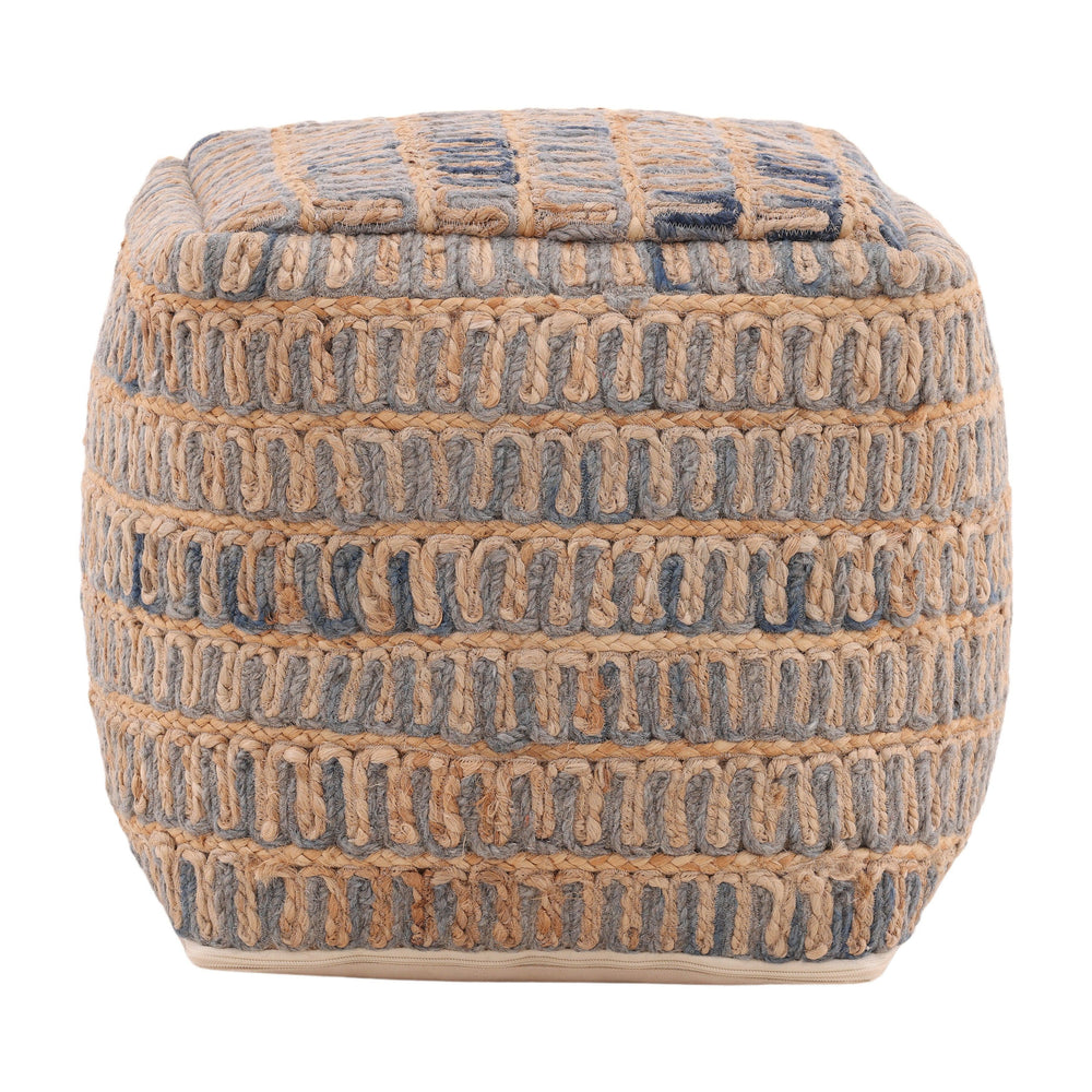 Aziel Pouf Blue - SwayLiving