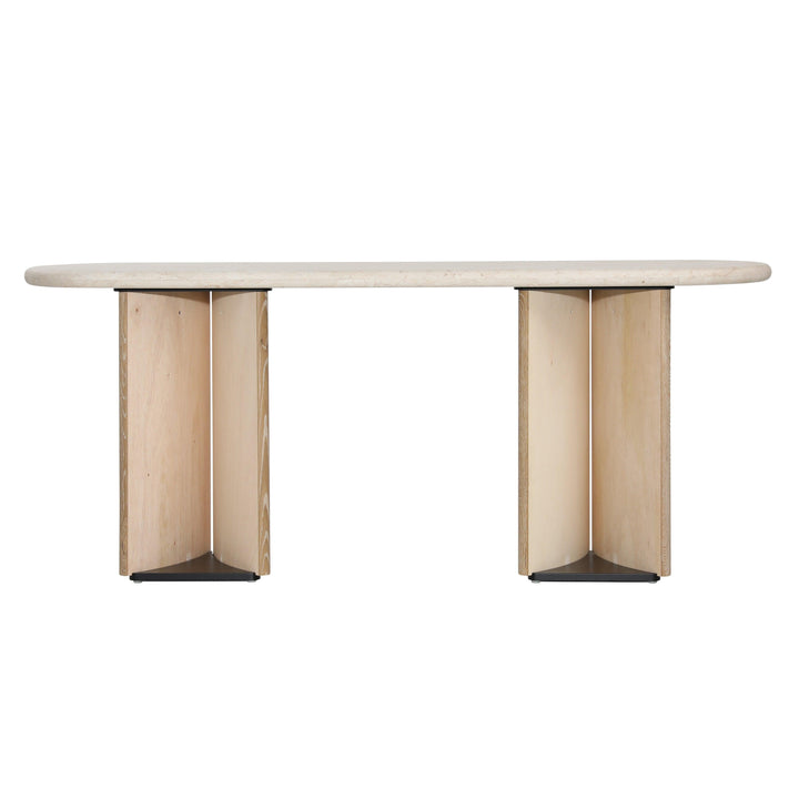 Oda Console Table Natural - SwayLiving