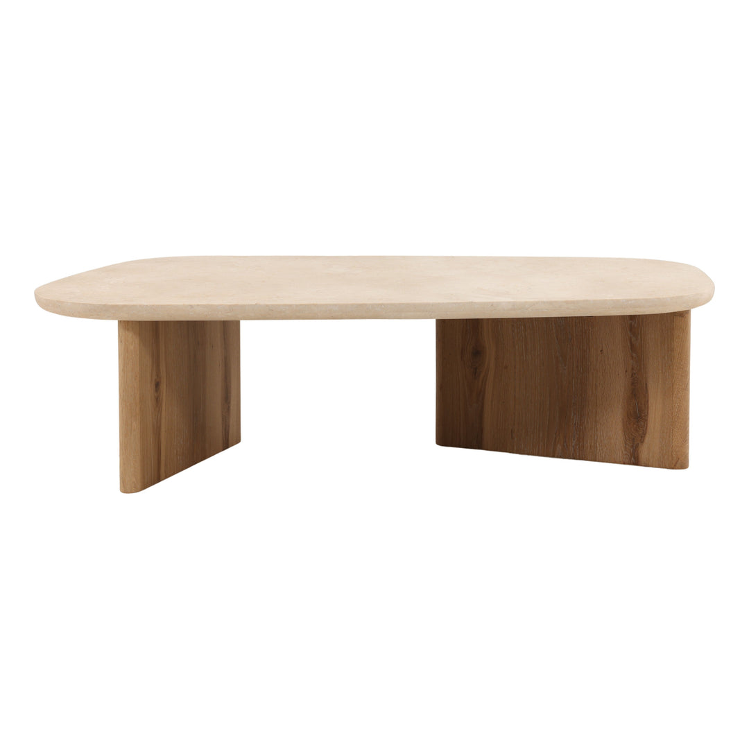 Elwynn Coffee Table Natural — Front
