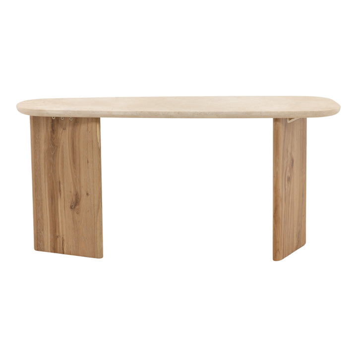 Elwynn Console Table Natural — Back