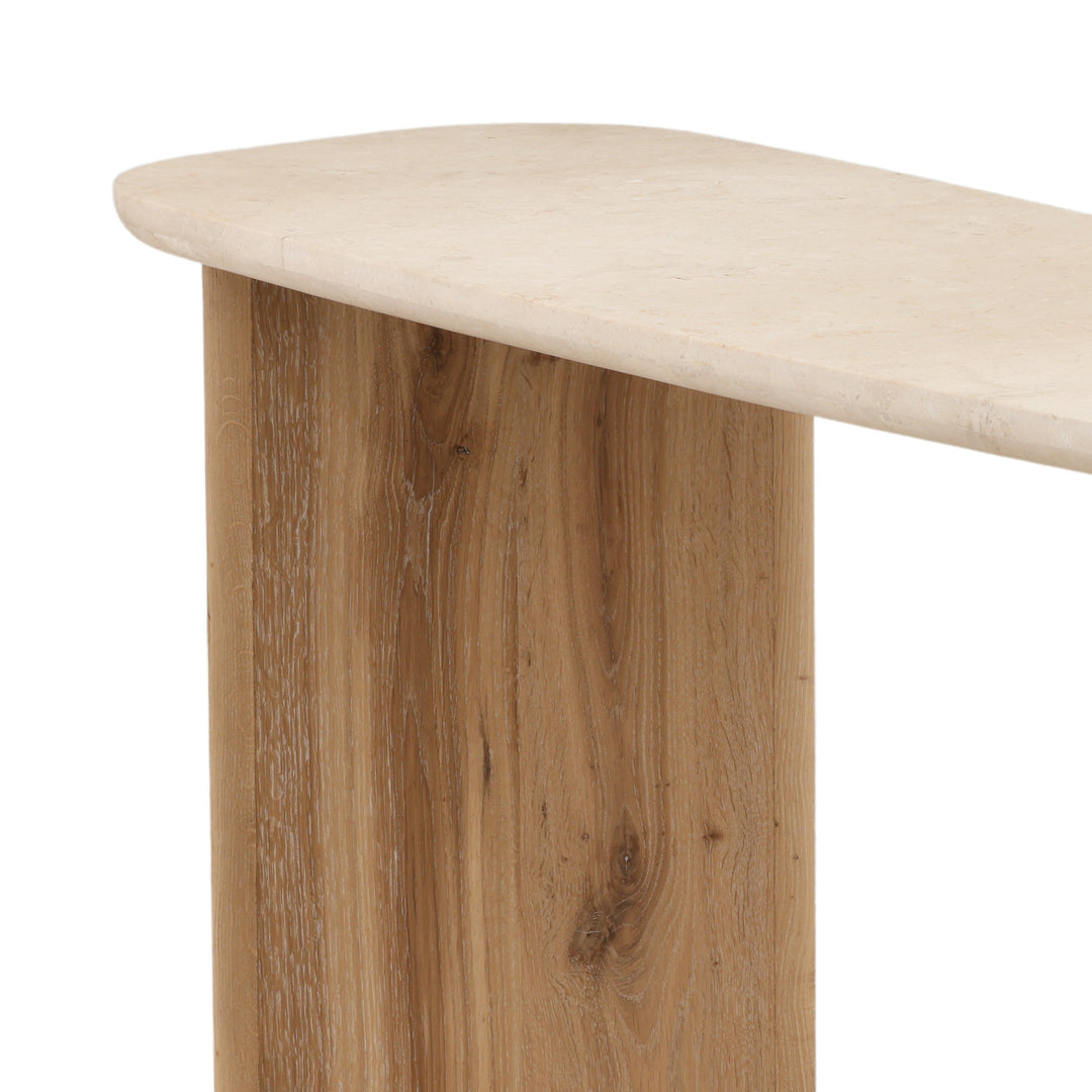 Elwynn Console Table Natural — Detail 2